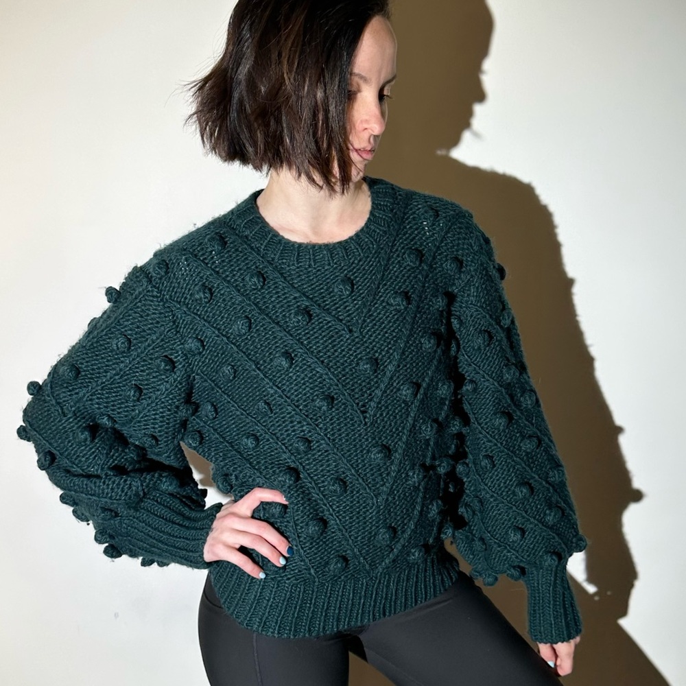 Hunter Green C/MEO COLLECTIVE sweater
